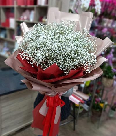 Букет цветов из: Гипсофила в Марёво
