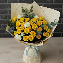 Букет цветов из:  Розы в Марёво