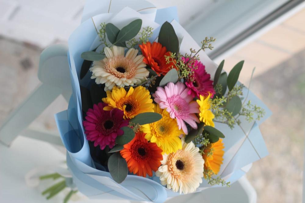 Букет цветов из: Герберы в Марёво