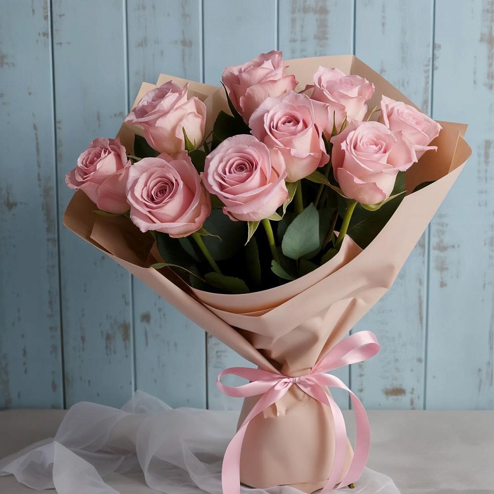 Букет цветов из: Розы в Марёво