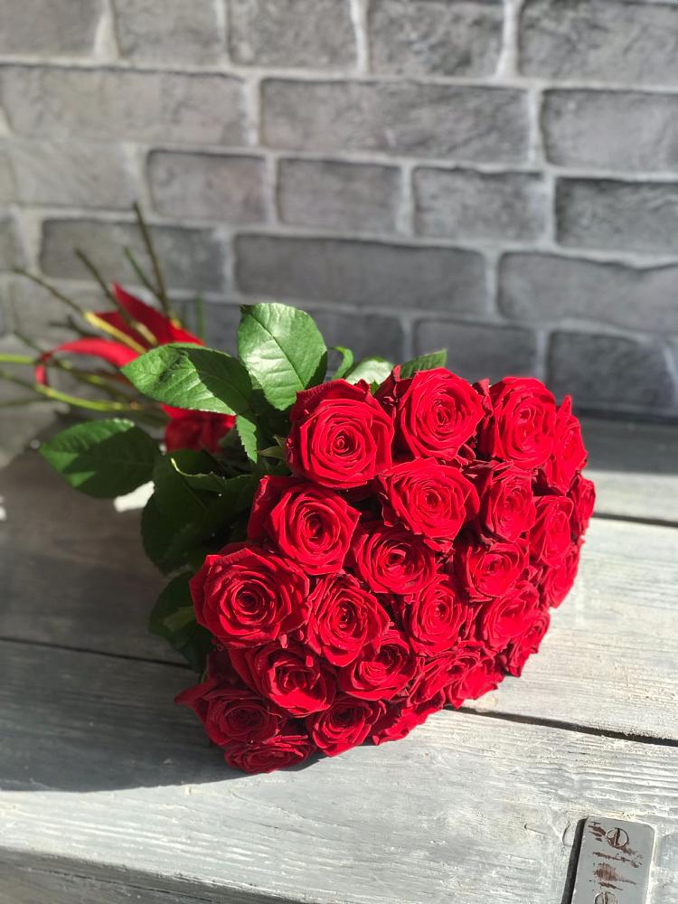 Букет Красные розы Фридом в Марёво
