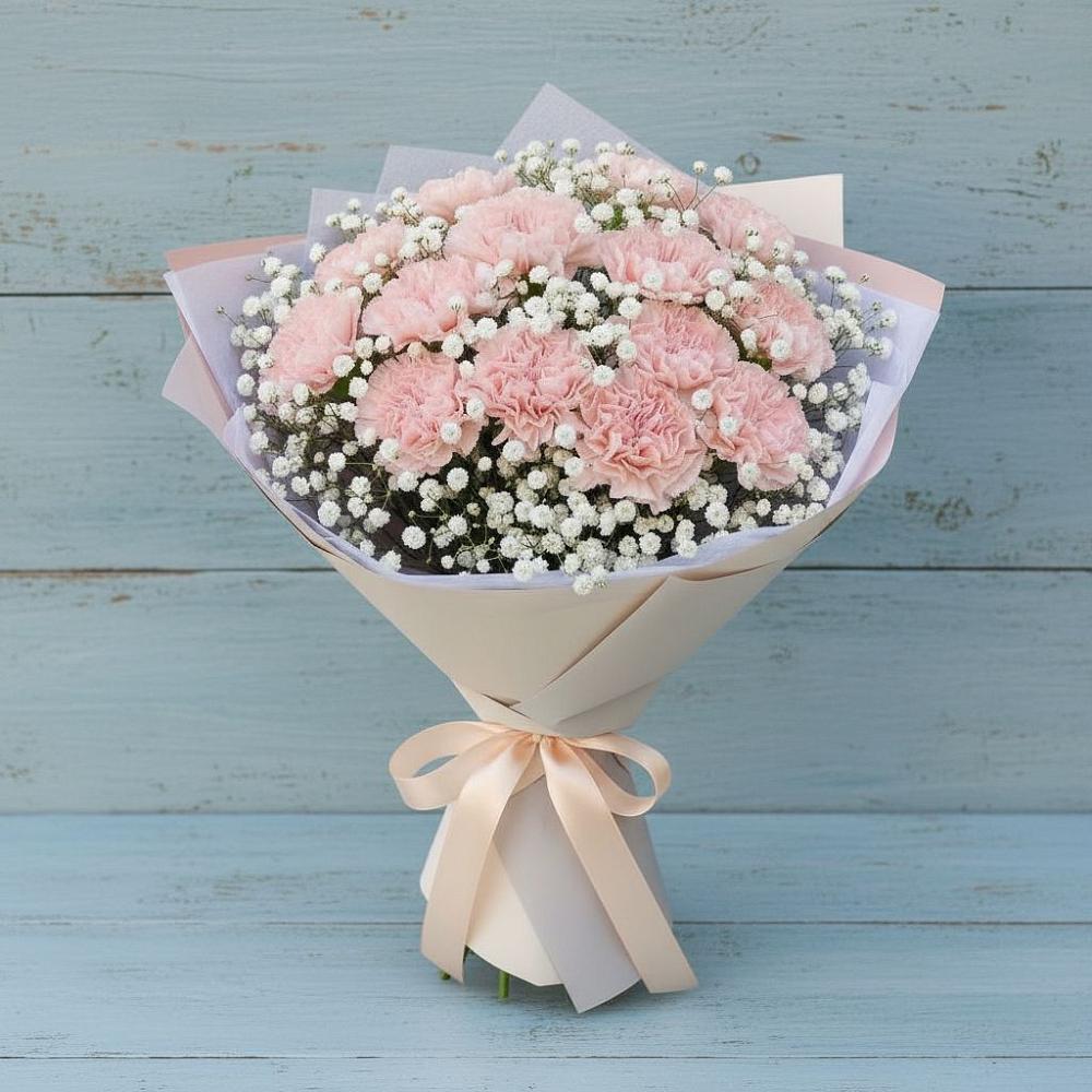 Букет цветов из: Гвоздики в Марёво