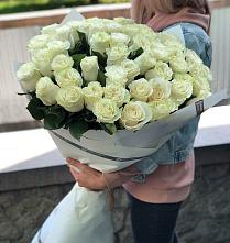Букет 35 Белых роз #REPLACE_PRED# Марёво
