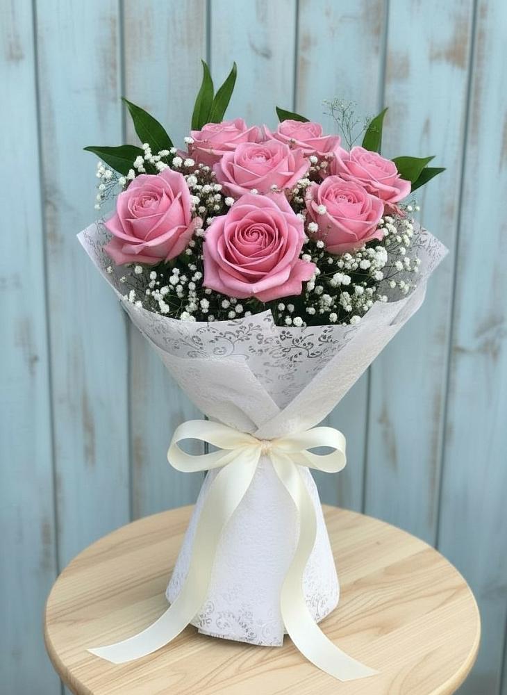 Букет цветов из: Розы в Марёво