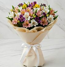 Букет цветов из:  Альстромерии в Марёво