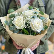 Букет цветов из:  Розы #REPLACE_PRED# Марёво