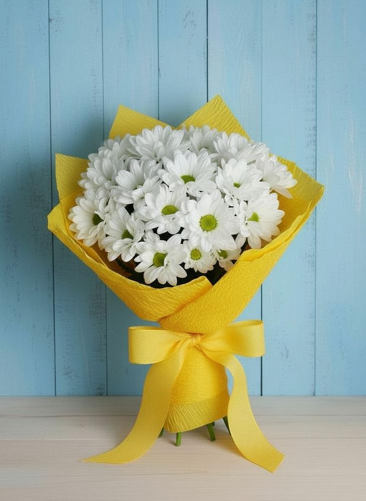 Букет цветов из: Хризантемы в Марёво