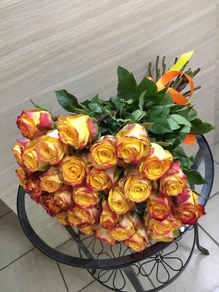 Букет Желтые розы в Марёво