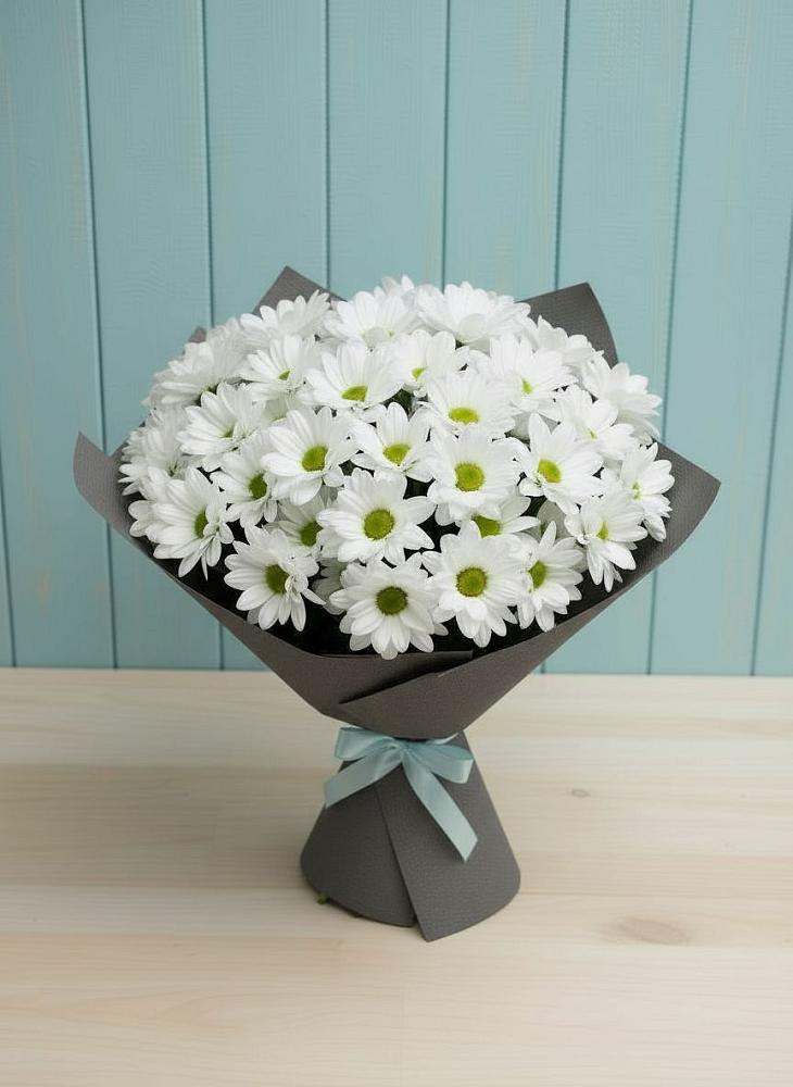 Букет цветов из: Хризантемы в Марёво