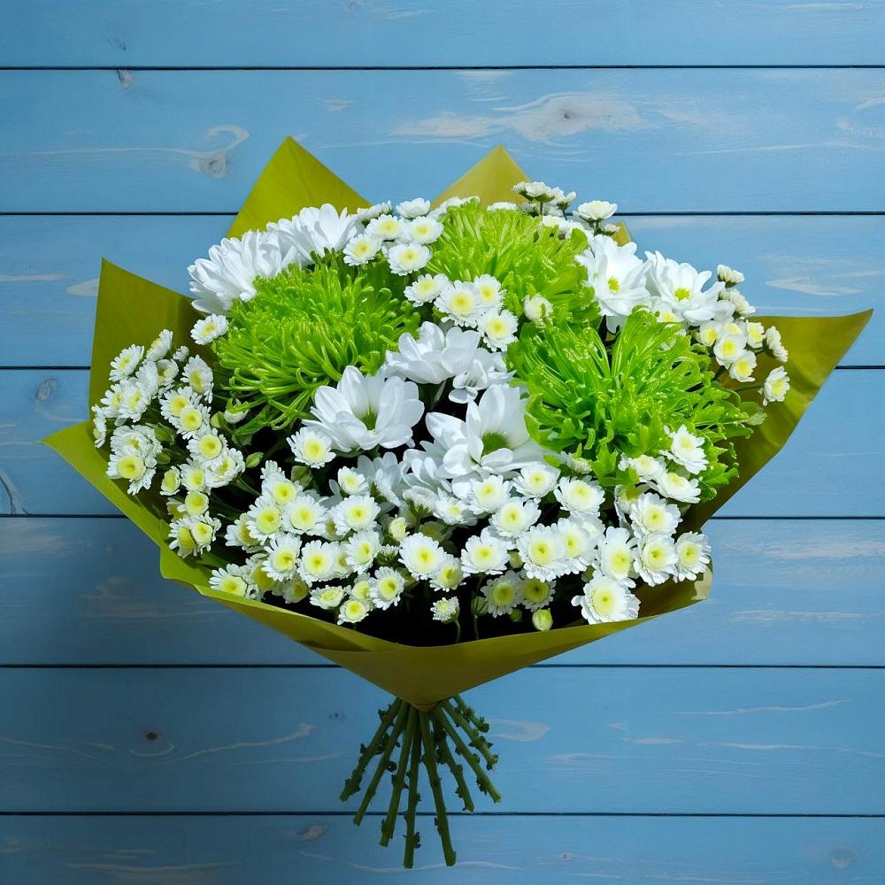 Букет цветов из: Хризантемы в Марёво