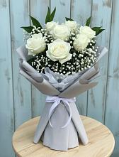 Букет цветов из:  Розы в Марёво