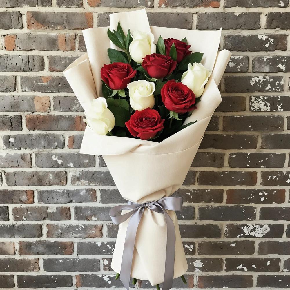 Букет цветов из: Розы в Марёво