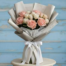 Букет цветов из:  Розы #REPLACE_PRED# Марёво