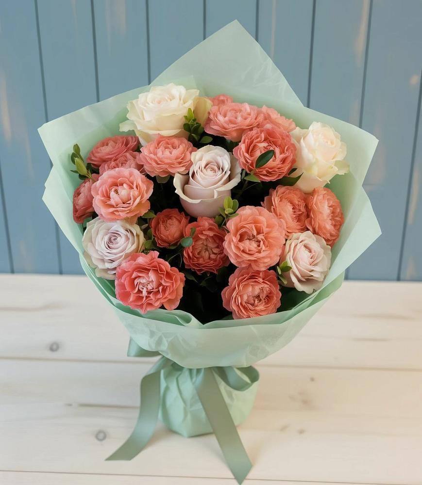 Букет цветов из: Розы в Марёво