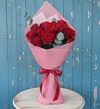 Букет цветов из:  Розы в Марёво