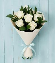 Букет цветов из:  Розы #REPLACE_PRED# Марёво