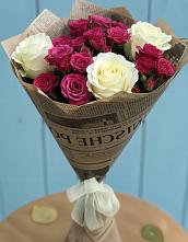 Букет цветов из:  Розы в Марёво