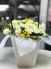 Цветочная композиция из Розы  в Марёво