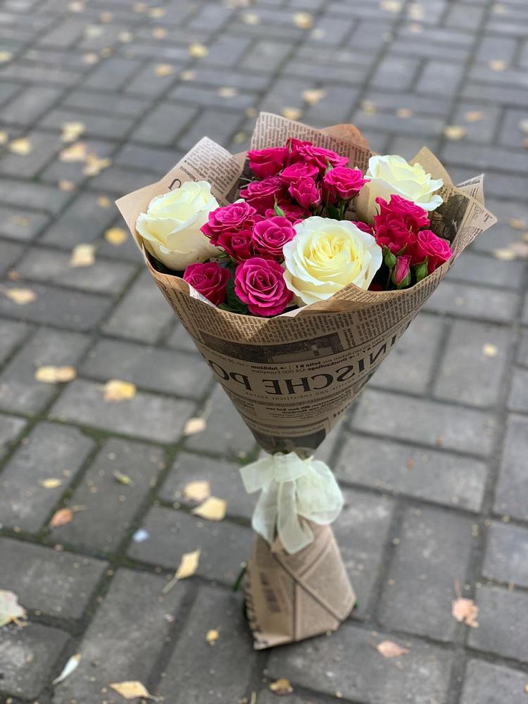 Букет цветов из: Розы в Марёво