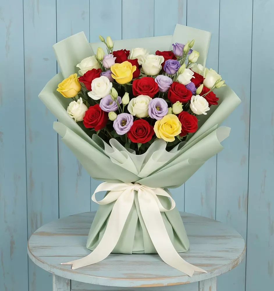 Букет цветов из: Розы в Марёво