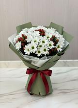 Букет цветов из:  Хризантемы #REPLACE_PRED# Марёво