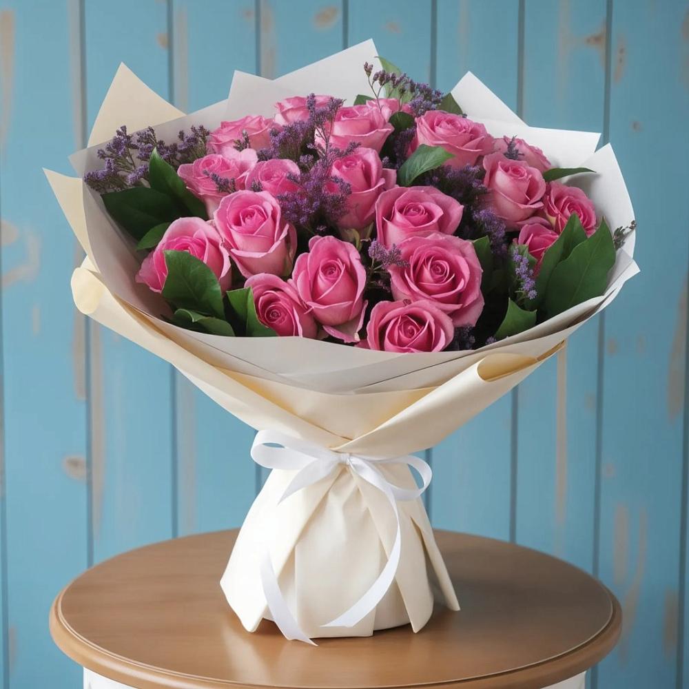 Букет цветов из: Розы в Марёво